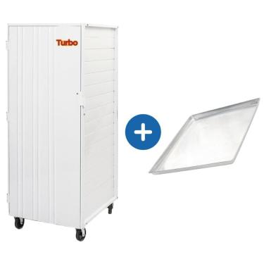Imagem de Armário Turbo Padaria Panificadora Com 16 Assadeiras 58x70 para Pão Doce Estampada Imeca