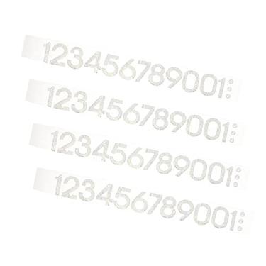 Imagem de KJHBV 40 Peças Adesivos Digitais 0-10 Números Remendos Número Roupas Remendo Números Bordados Adesivos DIY Remendos De Roupas Reparo De Roupas Adesivos De Broca Decorativos Letras