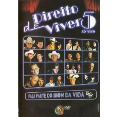 Imagem de DVD Direito de Viver 5  Ao Vivo - Faça Parte do Show da Vida