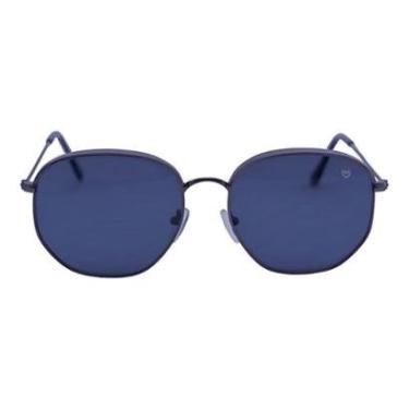 Imagem de Óculos De Sol Hexagonal Metal Mackage - Raven-Unissex