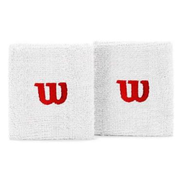 Imagem de Munhequeira Wilson Média Azul Branco - 1 Par