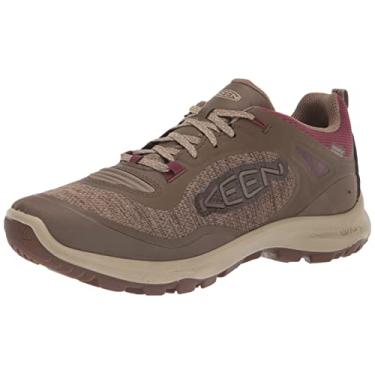 Imagem de KEEN Tênis feminino Terradora Flex de baixa altura impermeável para caminhada, Vinho de cantina/Windsor, 5.5