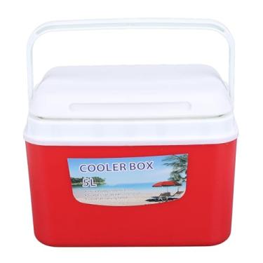 Imagem de Caixa de Refrigerador Rígido, Caixa de Refrigerador Portátil de 5L, Multifuncional de Grande Capacidade Mantém o Frescor Dos Alimentos e a Bebida Isolada Fria, para Viagens,