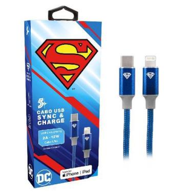 Imagem de Cabo USB-C para Lightning MFi - 2.0 - 1,5m DC Mobile - Superman 1 UN 5