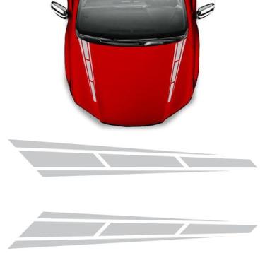 Imagem de Adesivo Do Capô Faixa Carro Tuning Decorativo Universal - SPORTINOX, T