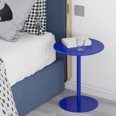 Imagem de Mesa de bar pequena, mesa de jantar durável para café da manhã, mesa de café, mesa de cabeceira, mesa lateral redonda para pub, bar, jantar, bistrô, café, pátio, ao ar livre