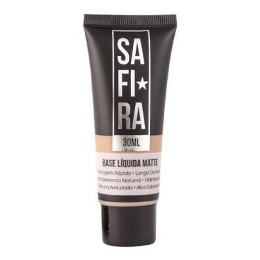Imagem de Base Líquida Matte Nº 04 Alta Cobertura 30ml Basic Safira - SAFIRA COS