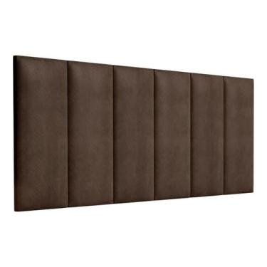 Imagem de Cabeceira de Cama Casal 1,40 Cm Parede Box Quarto Decoração  - Moveis 