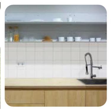 Imagem de 6 Formas Em Abs 1,5mm Lajota 15x15x2cm - farias