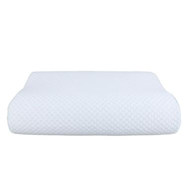 Imagem de Travesseiro Cervical de Espuma Viscoelástica Com Alturas Ajustáveis, Travesseiro Ortopédico Respirável para Alívio de Tensão No Pescoço, Adequado para Universal, Adulto, Idoso