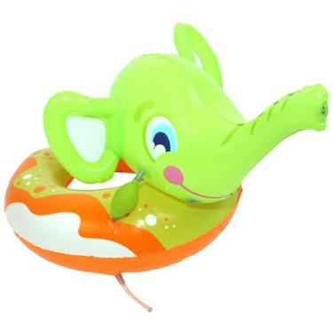 Imagem de Boia Bote Infantil Cuidado com os Bebês Com Esguicho de Água Elefantin