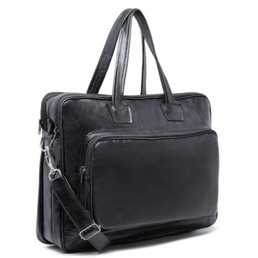 Imagem de Bolsa maleta pasta executiva couro legítimo fabricação própria  - WH C