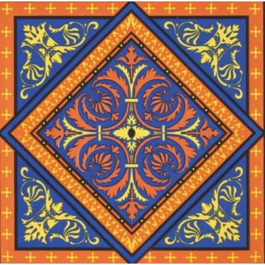 Imagem de Azulejos Decorativos Mandala Bay kit com 12 peças  - Eliane 