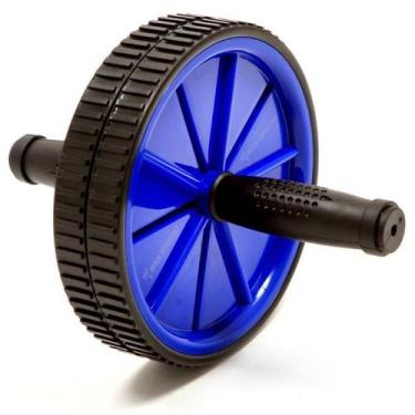 Imagem de Roda Abdominal Dupla Gold Sports Action, Unissex, Único, Azul