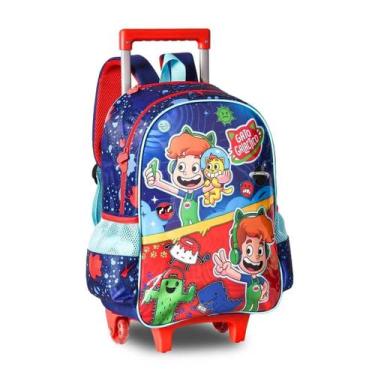 Imagem de Mochila Infantil de Rodinha Gato Galatico Menino Menina - Altomex