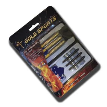 Imagem de Kit de Dardos Gold Sports Profissional 21 gramas, Preto, Unissex