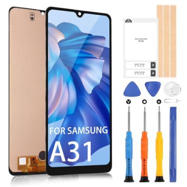 Imagem de Substituição de tela para Samsung Galaxy A31 A315 Display LCD Touch Screen Digitalizador Assembléia SM-A315F SM-A315F/DS SM-A315G com kits de reparo (preto, 16.3 cm)