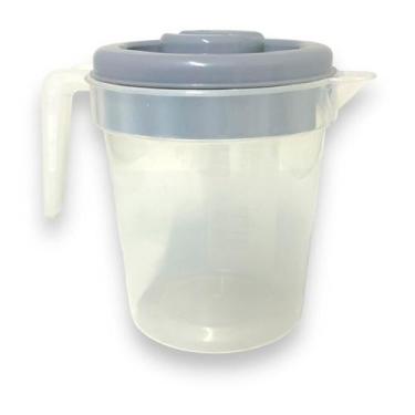 Imagem de Jarra Plástica Com Tampa Colorida 1,4l Suco Cozinha Mesa - Rainha, Cin