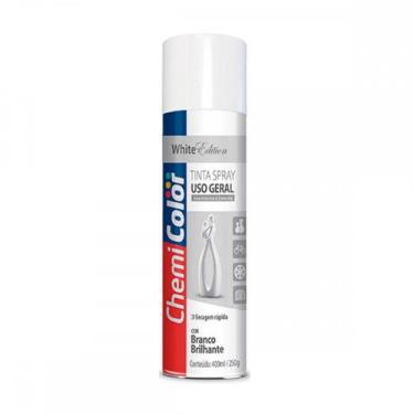 Imagem de Spray Chemicolor Geral Branco Bril 400Ml - Kit C/6 LT - BASTON, Branco