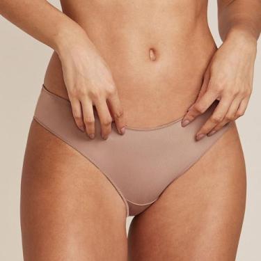 Imagem de Calcinha Hope Laterais Largas Acabamento Invisivel 3884, Bege camurca,