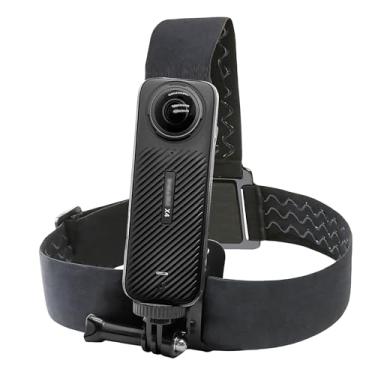 Imagem de Suporte de alça de cabeça para câmeras Insta 360 X5 X4 X3 X2 X ACE Pro ONE RS R GO 2 3, suporte de faixa de cabeça compatível com GoPro Hero 13 12 11 10 9 8 7, Fusion Max, DJI Osmo Action 2 3 4 5 Pro