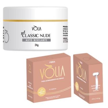 Imagem de Gel  Classic Nude Volia 24G+ Fibra 4 metros - vólia