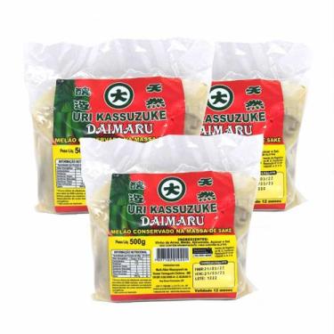 Imagem de Conserva Tsukemono Melão Uri Kassu 500g Daimaru -(Kit com 3)