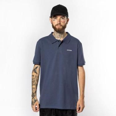 Imagem de Camisa Polo Masculina Waspy - Anjuss, Azul marinho, GG