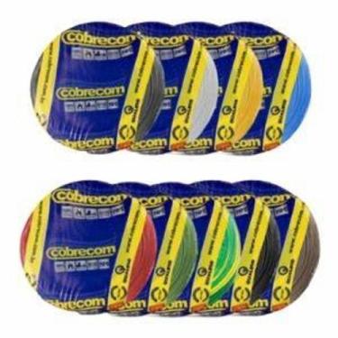 Imagem de Fio Cabo Flexivel 2,5mm 100m Cobrecom Diversas Cores, Branco