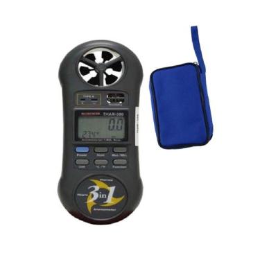 Imagem de Kit Termo-higro Digital Anemômetro Velocidade Termômetro Temperatura H