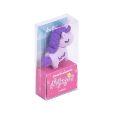 Imagem de Borracha Fofa Infantil Divertida Unicornio Magic BRW, LILÁS