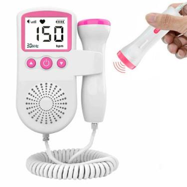 Imagem de Monitor de batimentos cardíacos fetal com medidor portátil para grávid