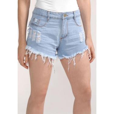 Imagem de Shorts Jeans  - D Bell, 44, Azul claro