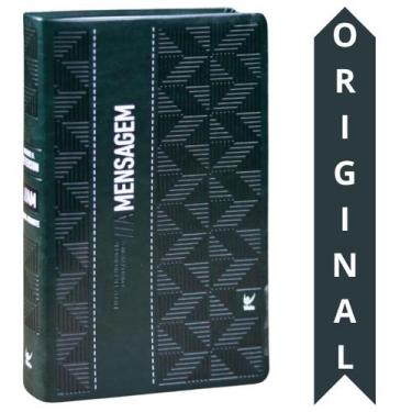 Imagem de Bíblia A Mensagem  Letra Gigante  Capa Luxo Verde  Eugene H. Peterson.