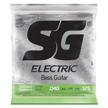 Imagem de Encordoamento Sg Strings para Baixo 5 Cordas 040 Iz5029 SG - izzo