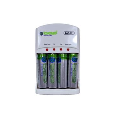 Imagem de Carregador De Pilhas Bap-551 Aa E Aaa Baterias 9V