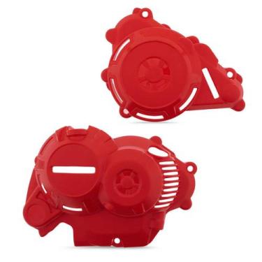 Imagem de Par Protetores Tampas Laterais Motor Street Amx Cg/Bros 160 Xre 190, V