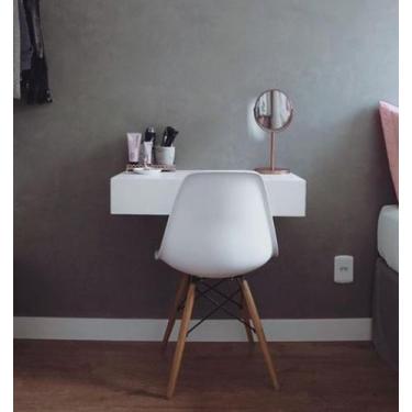 Imagem de Penteadeira suspensa com gaveta em MDF 60cm - kaza das prateleiras