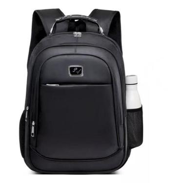 Imagem de Mochila reforçada bolsa notebook alça cabo aço preto black - PVTRIX