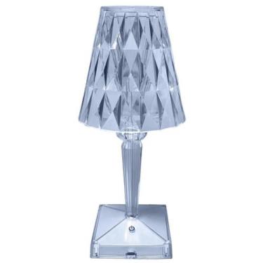 Imagem de Luminária De Mesa Rgb Touch Abajur Quarto Usb Com Controle - Xtrad