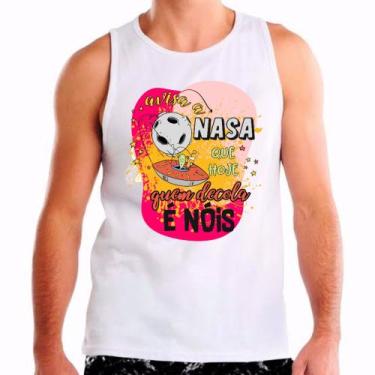 Imagem de Camiseta regata masculina avisa a NASA travar abada carnaval - Dog's, 