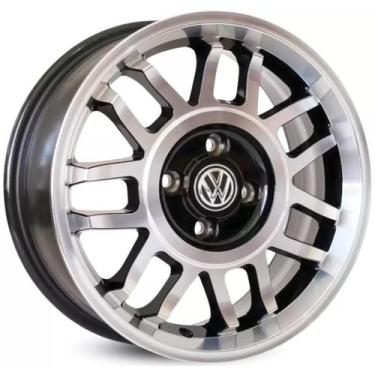 Imagem de Kit 4 rodas Gol GT Snowflake Aro 15X6 4X100 R83 - Krmai