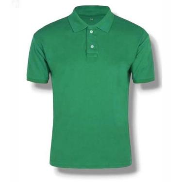 Imagem de Kit Fardamento 5 Camisas Masculina Gola Polo Piquet Poliéster - Genéri