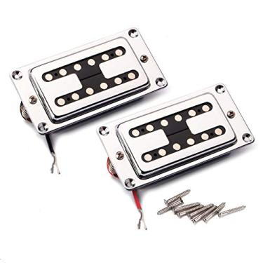 Imagem de Captador de guitarra Humbucker, conjunto de captador de bobina dupla, captadores de pescoço e ponte estilo H, compatível com substituição de guitarra elétrica Les Paul estilo LP