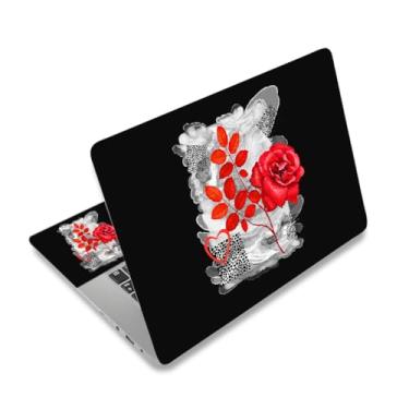 Imagem de Adesivo para laptop, 12 13 14 15 15 15,6 polegadas Netbook Laptop Skin adesivo reutilizável capa protetora capa para Toshiba Hp Samsung Dell Apple Acer Leonovo Sony Asus Laptop Notebook (flor rosa