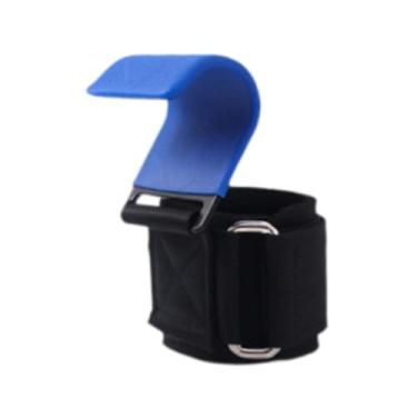 Imagem de kowaku Fitness Weight Lifting Gancho para Homens Mulheres Gym Lifting Strap Heavy Duty Pulso Padding Weight Lifting, Grip para Powerlifting, Azul