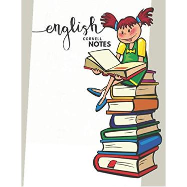 Imagem de English Cornell Notes: Hand Writing Organized Notebook For School, College, University.