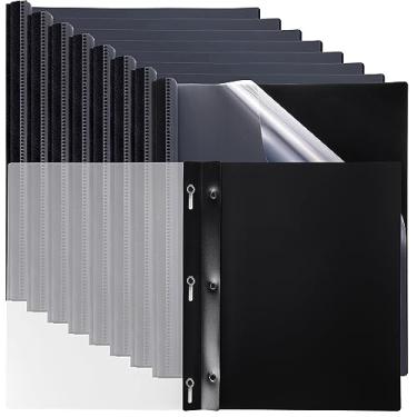 Imagem de Harloon 100 peças de folhas de plástico transparentes para apresentação, tamanho carta, espessura de 14 mm, adequado para escritório, escola, currículo e muito mais