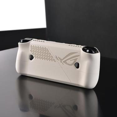 Imagem de UYIYE Capa protetora para Asus ROG Ally X 2024, revestimento rígido de 360°, antiderrapante, revestimento antisuor (branca)