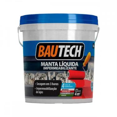Imagem de Bautech Manta Liquida Branco 04Kg, Branco